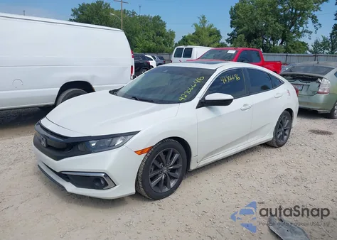 2019 Honda Civic Ex-L из США, поврежденный, VIN JHMFC1F71KX007561